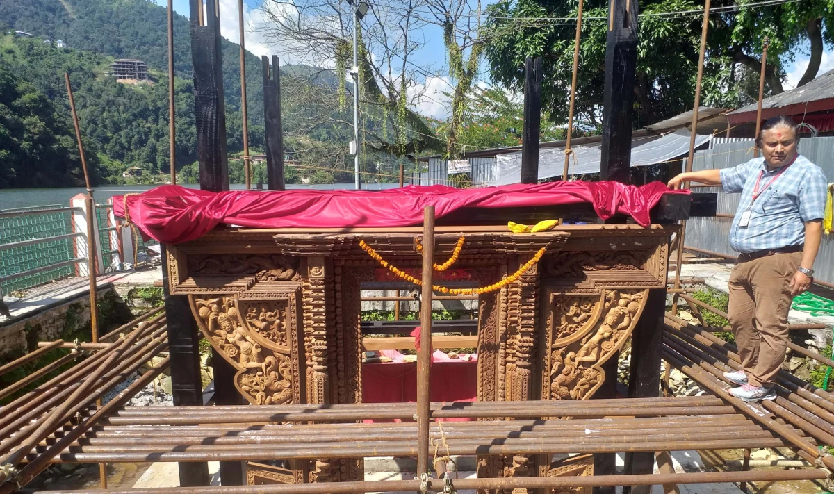 तालबाराही मन्दिर पुन:निर्माण गरिँदै, ६ महिनाभित्र निर्माण पुरा हुने