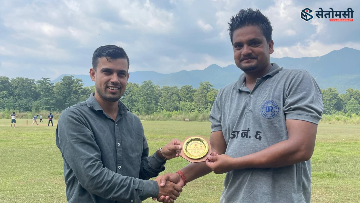 वडा नं ६ बन्यो देवदहमा जारी वडा स्तरीय क्रिकेट लिगको सेमिफाइनल पुग्ने पहिलो टोली