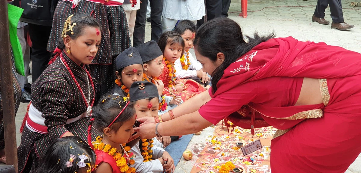 आज नेवार समुदायमा म्हः (आत्म) पूजा गरिँदै