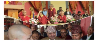 हजार गुम्बा विहारको उद्घाटन, पूर्व राजा ज्ञानेन्द्र शाहले गरे पुजा