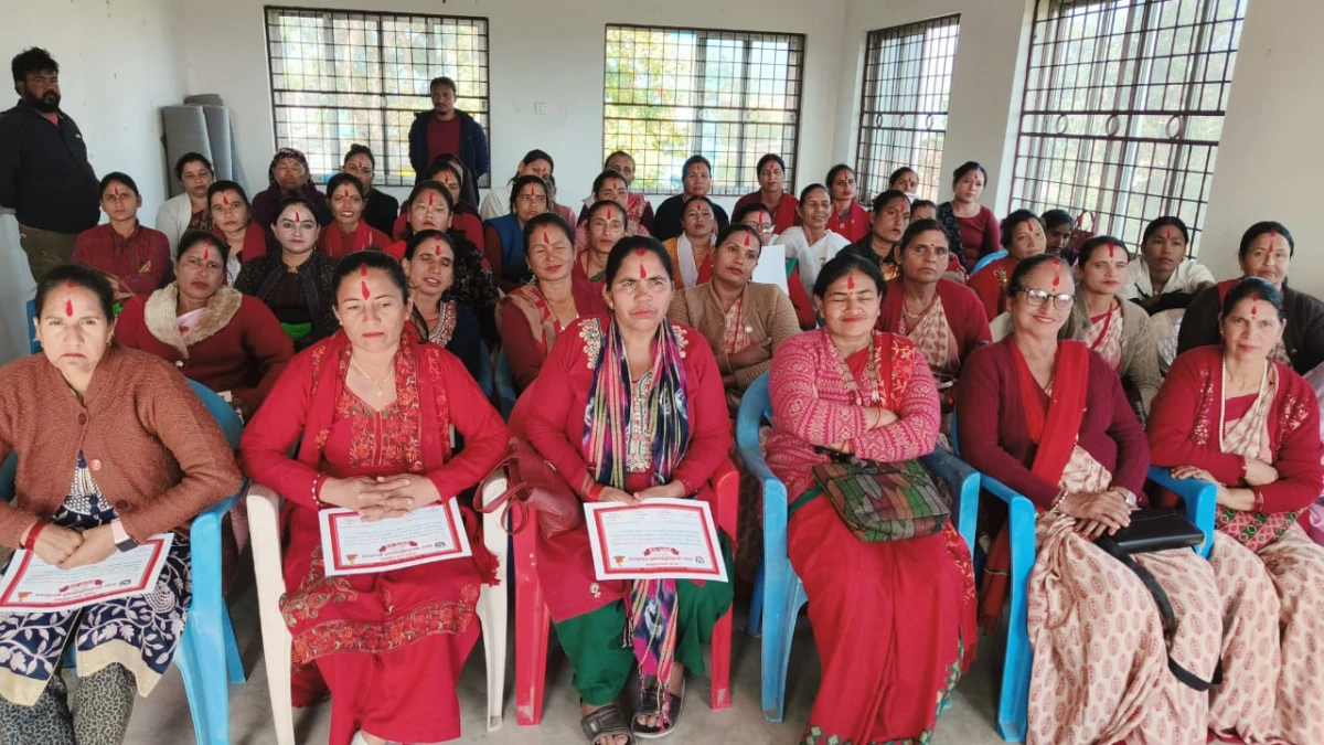 देवदहका ५० महिलालाई बाटेको धुप बनाउने तालिम