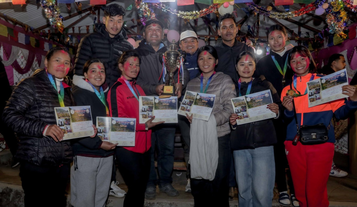 घलेल ल्होछार उत्सव सकियो, घान्द्रुक किम्चेलाई भलिबलको उपाधि