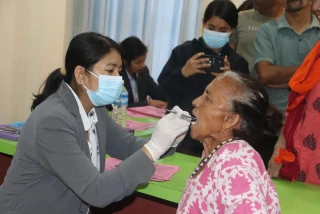 ६८औं रास्ट्रिय सहकारी दिवसको अवसरमा पल्लवी सहकारीको दन्त परिक्षण