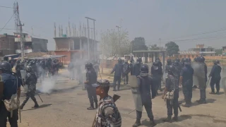 जनकपुरमा हत्याको बिरोधमा उत्रिएका स्थानीय र प्रहरीबीच झडप