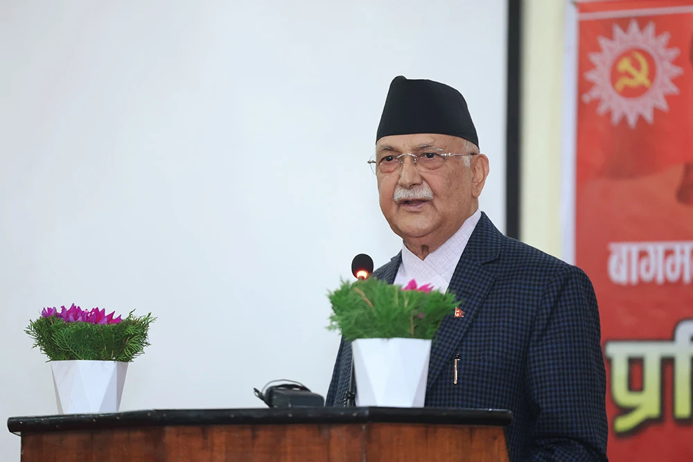 नेपाललाई आयातित विकृतिहरुको डम्पिङ साइट बनाउन खोजिँदैछ : प्रधानमन्त्री ओली