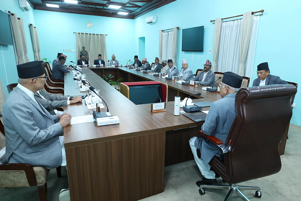 मन्त्रिपरिषद्को बैठकद्वारा बजेट अनुमोदन