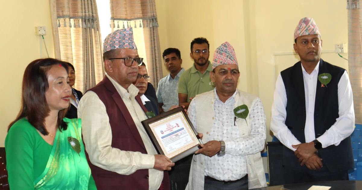 देवदह पूर्ण खोप तथा प्रसुती सेवा युक्त नगरपालिका घोषित