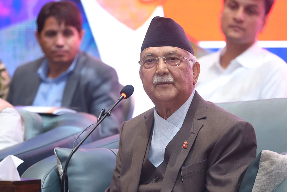 नेपाललाई आयातित विकृतिहरुको डम्पिङ साइट बनाउन खोजिँदैछ : प्रधानमन्त्री ओली