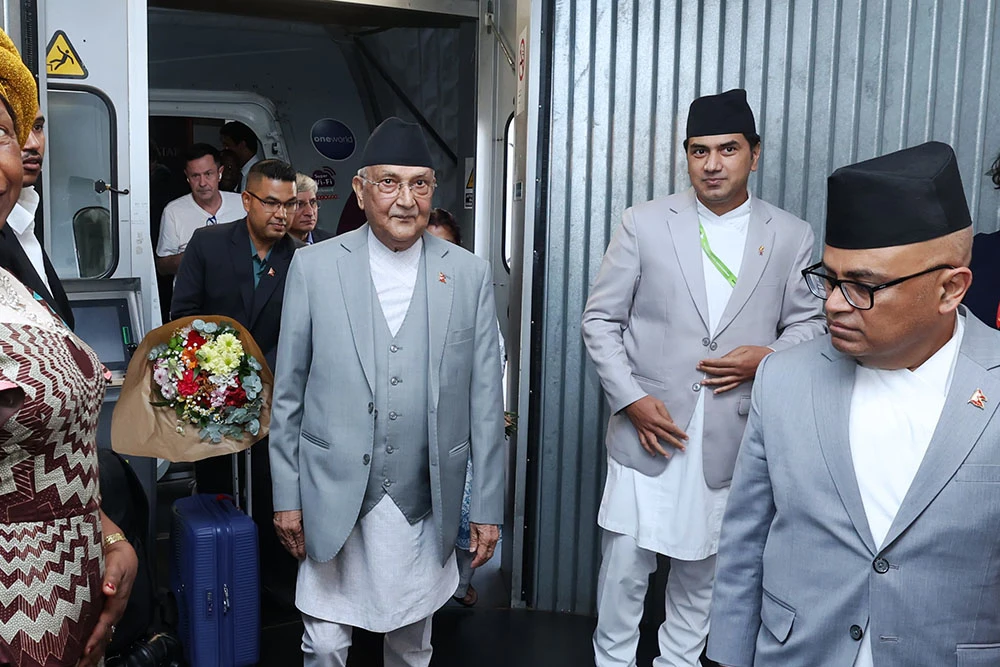 प्रधानमन्त्री ओली स्पेनको म्याड्रिडमा