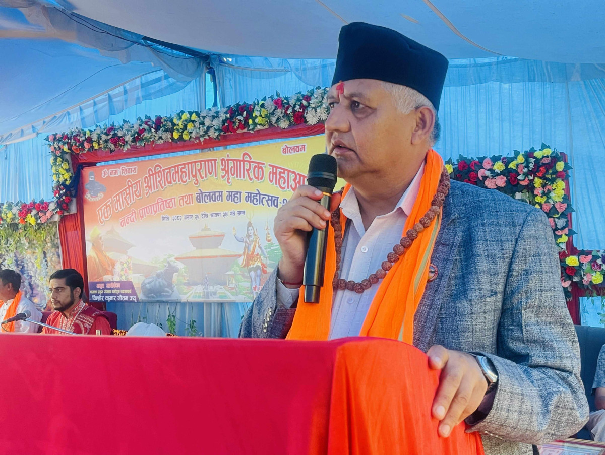 लुम्बिनीमा बाह्य पर्यटक रोक्ने पूर्वाधार निर्माण अपरिहार्य : मुख्यमन्त्री आचार्य