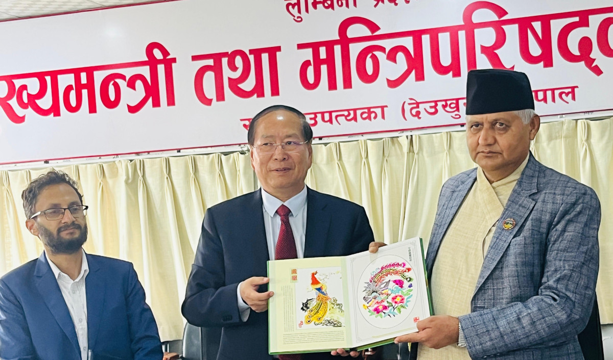 लुम्बिनी प्रदेश र चीनको शान्सी प्रान्तबीच सहकार्यका सम्भावनामा छलफल