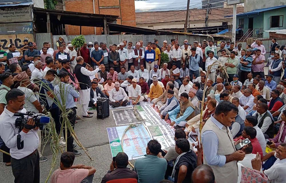 उखु किसानको काठमाडौं केन्द्रित आन्दोलन केहि समयका लागि स्थगित