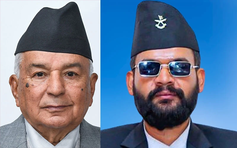 राष्ट्रपति पौडेलबाट इन्द्रजात्राको अवलोकन, बालेनले गरे स्वागत