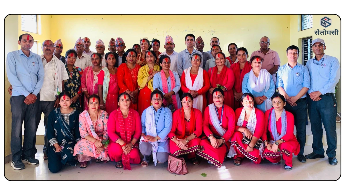 महामाया भवानी माविमा शुभकामना आदानप्रदान कार्यक्रम