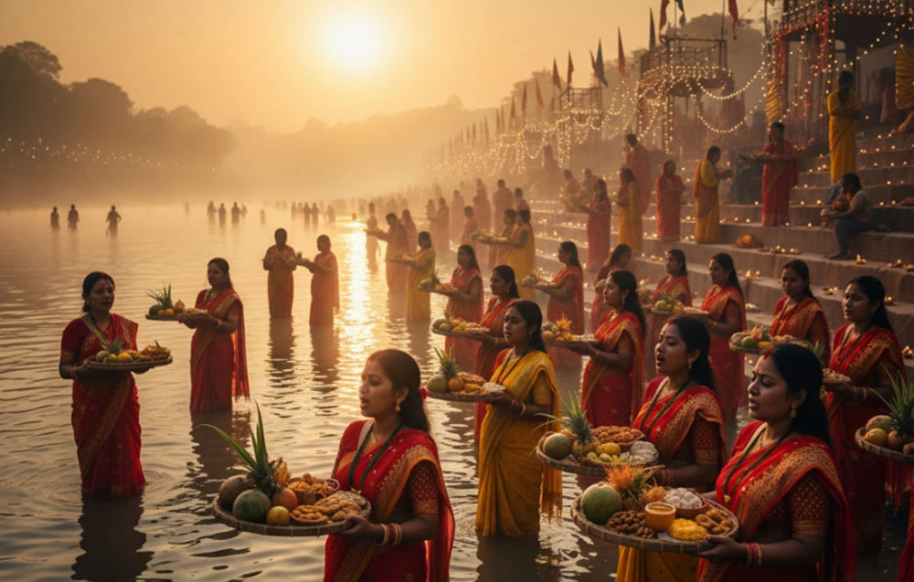नवलपरासीमा छठ पर्वको तयारी