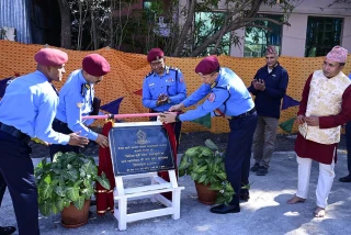 प्रहरी महानिरीक्षक खापुङ्गबाट किरिया पुत्री भवनको शिलान्यास