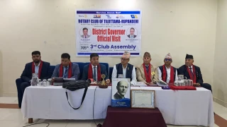 रोटरी क्लव अफ तिलोत्तमा रुपन्देही औषतभन्दा माथि छ : डिजि कोईराला