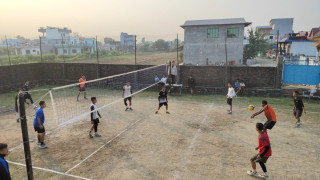 सगरमाथामा भलिबल प्रतियोगिता