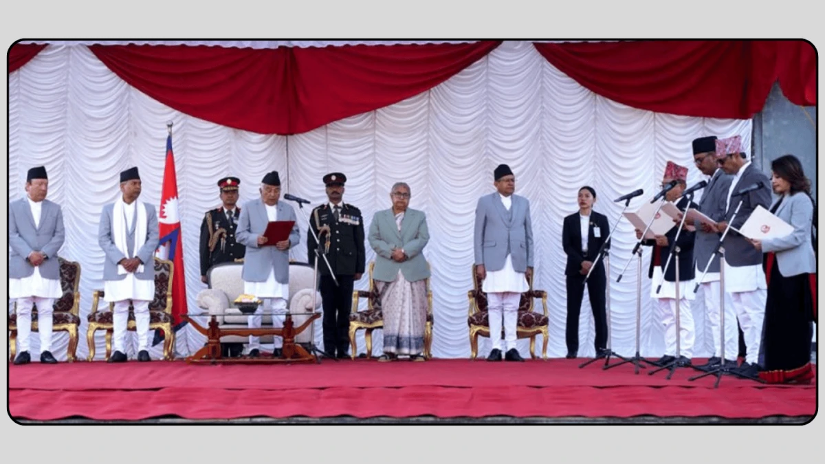 नवनियुक्त दुई मन्त्रीले लिए पद तथा गोपनीयताको शपथ