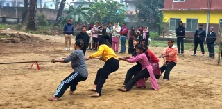 आदर्शमा खेल सप्ताह : बुधवार कविता, डोरीतान र टेवलटेनिसका प्रतियोगिता