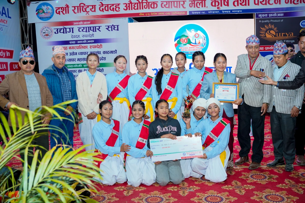 बुद्ध पब्लिककी टीना फौजाले जितिन् देवदह डान्सिङ आइडल-२०८२ को उपाधि