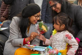 सरस्वती पुजाको दिन काठमाडौँका सामुदायिक विद्यालयमा एक हजार ११५ बालबालिकाको अक्षरारम्भ