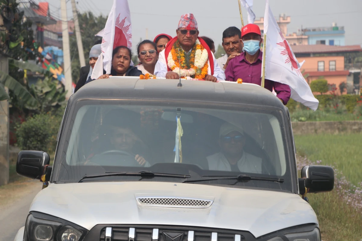विकासलाई गति दिन एमालेको जित आवश्यक : उम्मेदवार न्यौपाने