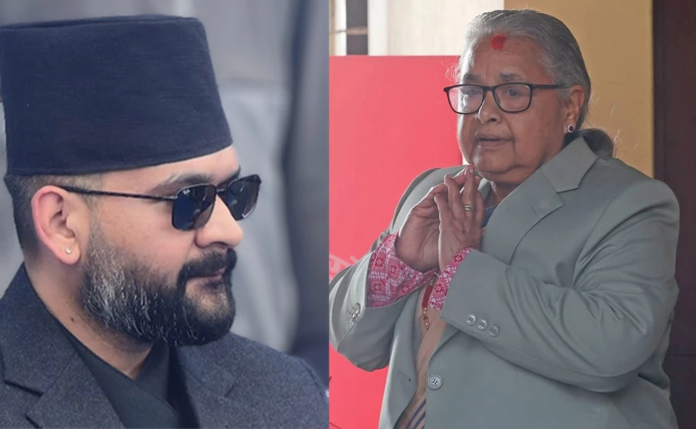 बालेनले प्रधानमन्त्री कार्कीलाई भने - हजुरको नेतृत्वमा आज लोकतन्त्रले जितेको छ