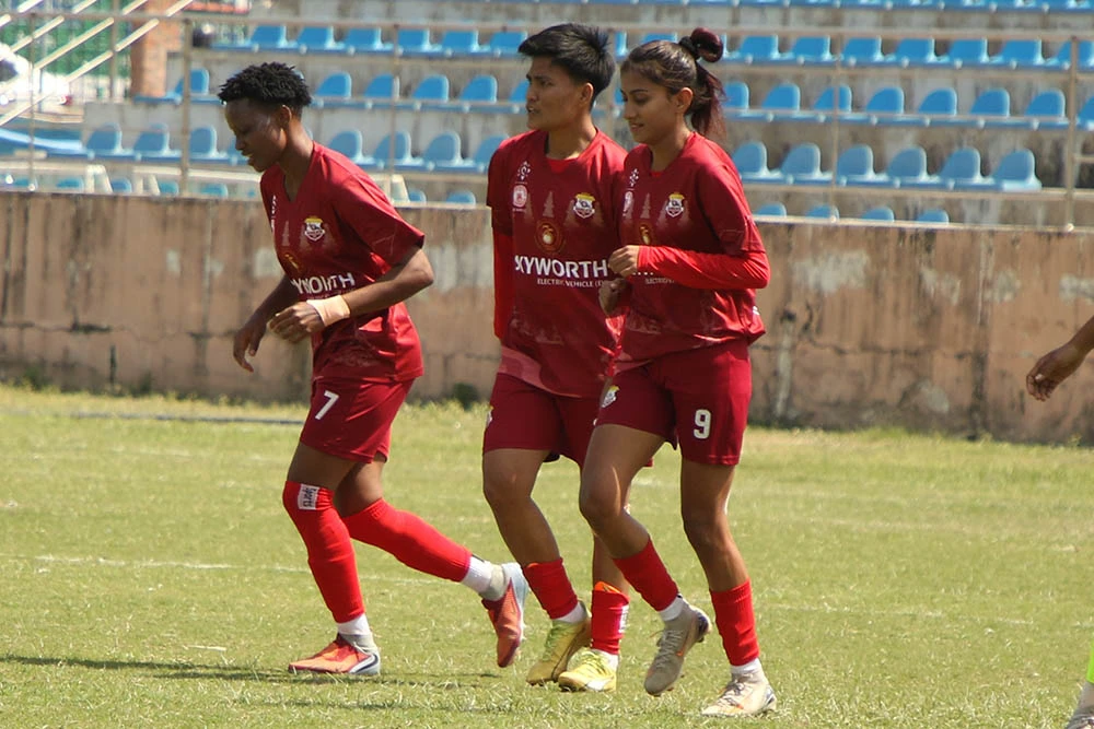 एन्फा महिला लिग : विभागीय टोली त्रिभुवन आर्मी विजयी
