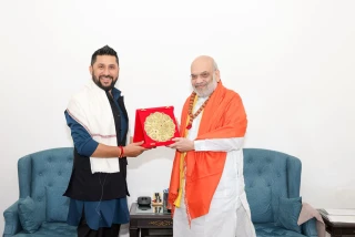 रवि लामिछानेको भारतीय गृहमन्त्री अमित शाहसँग भेटवार्ता