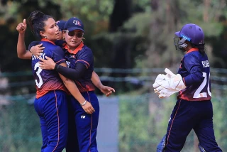 एसीसी महिला प्रिमियर कपमा नेपालको  विजयी शुरुवात