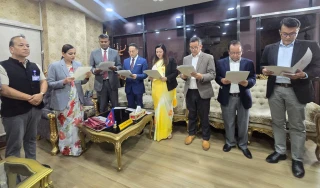 ६ स्वास्थ्य विज्ञान प्रतिष्ठानका नवनियुक्त उपकुलपतिद्वारा शपथ