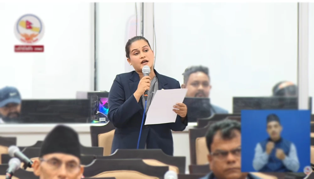 सरकारलाई रिमा विश्वकर्मा ध्यानाकर्षण : 'हतार गरे भन्न सकिन्नँ, विस्तारै गए अवश्य पुगिन्छ ।’