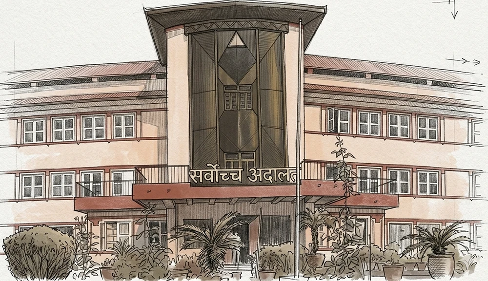 बेञ्च बहिष्कार गर्ने न्यायाधीशविरुद्ध प्रदर्शन, इजलास सुचारु गर्न मानव अधिकार आयोगसँग माग