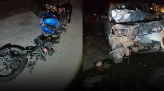 भ्यानले ठक्कर दिँदा मोटरसाइकल चालकको मृत्यु