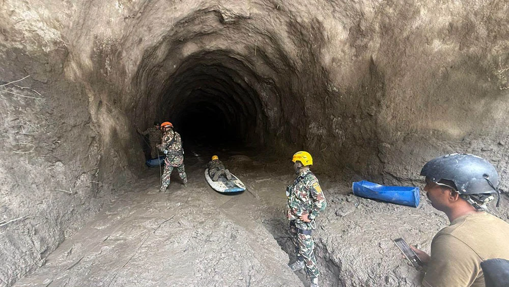 चिलिमे जलविद्युत् आयोजनामा उद्धार प्रयास जारी
