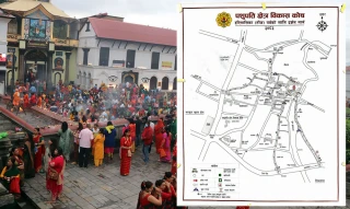 पशुपतिनाथमा आज तीजका दिन दर्शन गर्न पाँचवटा रुट