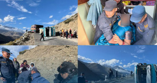 मुस्ताङमा मिनिबस दुर्घटना, १२ भारतीय पर्यटक घाइते