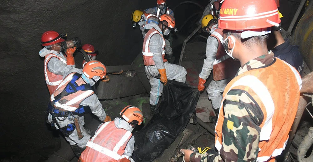 माथिल्लो त्रिशूली–१ आयोजनाको सुरुङबाट ११ शव निकालियो