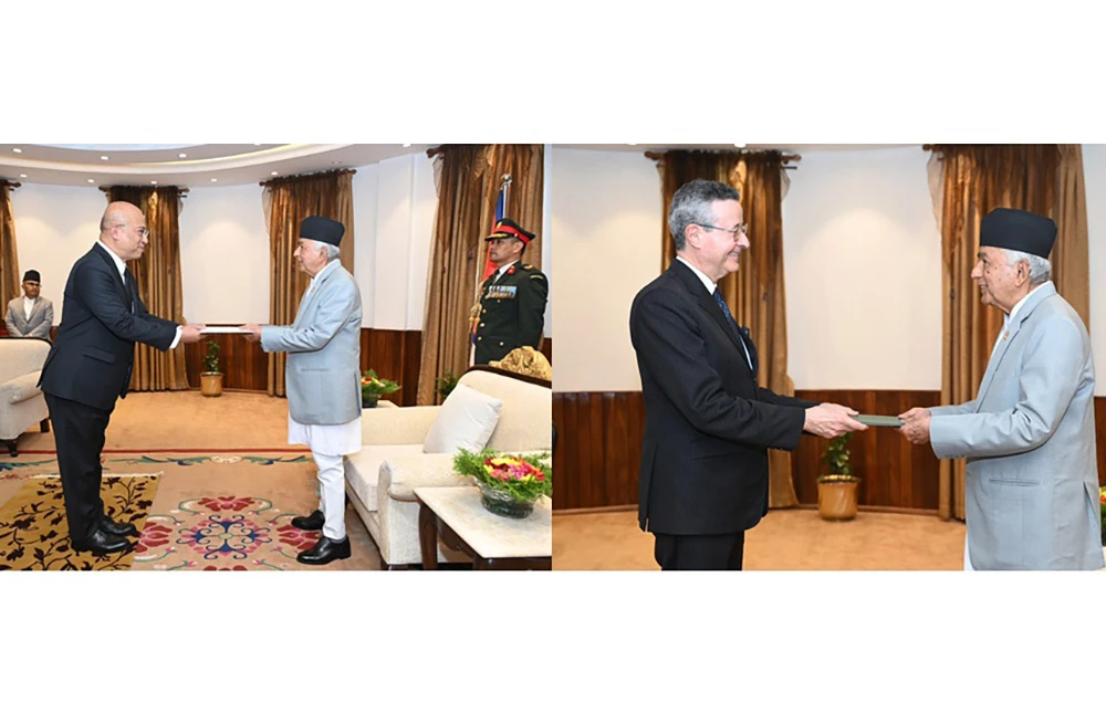 प्रधानमन्त्री शाहसँग अस्ट्रेलियाली राजदूत अर्न्स्टको शिष्टाचार भेटवार्ता