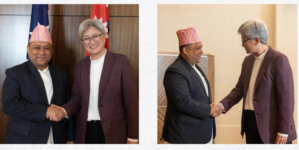 परराष्ट्रमन्त्री खनाल र अस्ट्रेलियाली समकक्षी वाङबीच द्विपक्षीय वार्ता