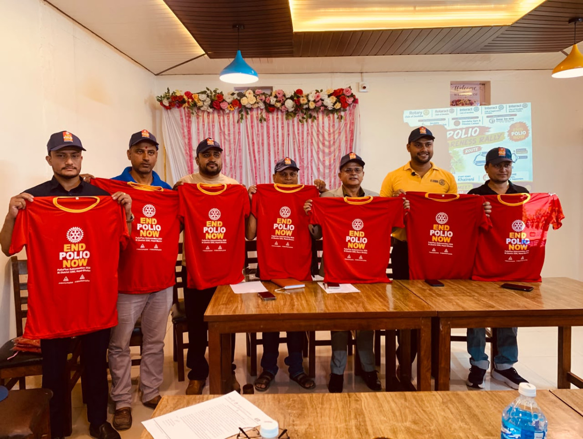 विश्व पोलियो दिवसको अवसरमा देवदहमा सचेतना र्‍याली हुँदै
