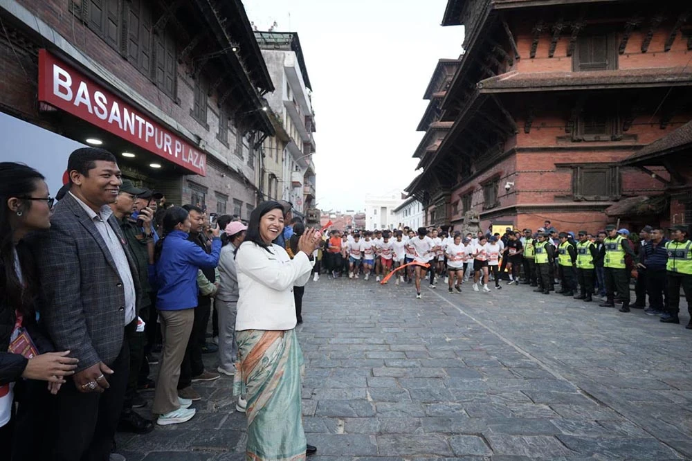 काठमाडौँमा फिल्म फेस्टिभलको पूर्वसन्ध्यामा सम्पदा दौड आयोजनमा